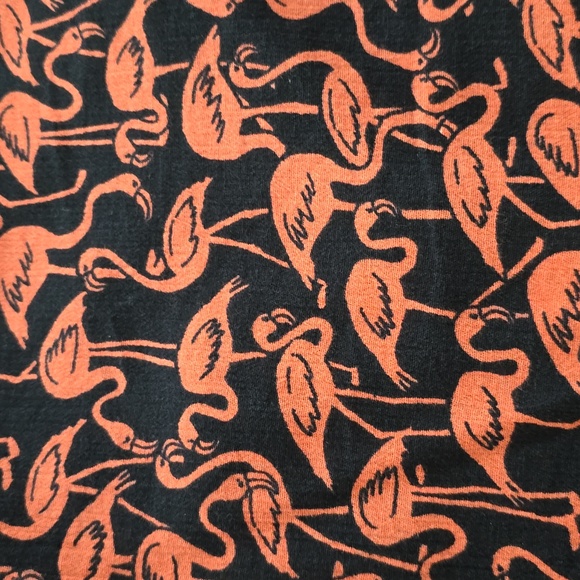 JCrew Factory Flamingo Print V-Neck Tunic - Picture 9 of 9